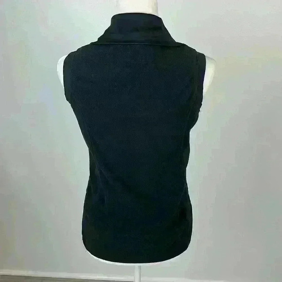 Columbia Black Fleece Vest Size Small - Picture 4 of 11
